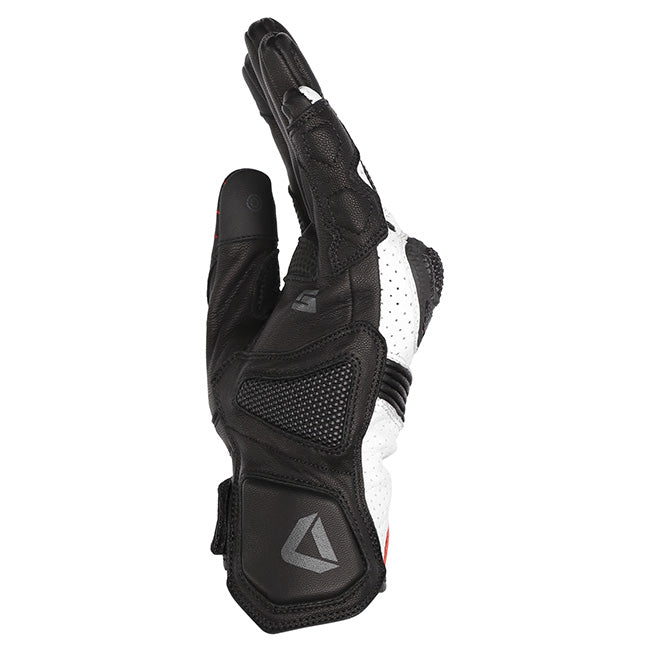 DriRider Covert Black/White/Red Gloves