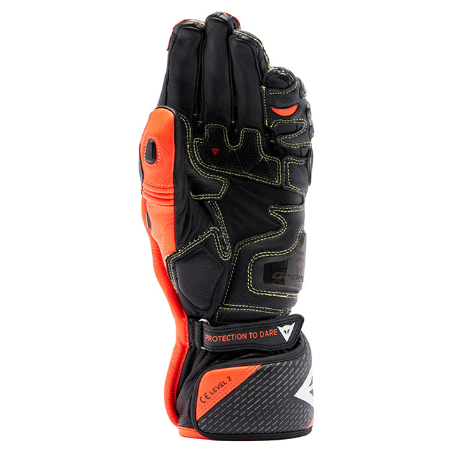 Dainese Full Metal 7 Black/Fluro Red Gloves