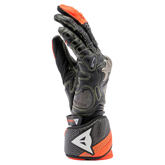 Dainese Full Metal 7 Black/Fluro Red Gloves