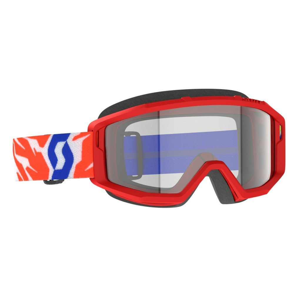 Scott Primal Red Youth Goggles w/Clear S0 Lens