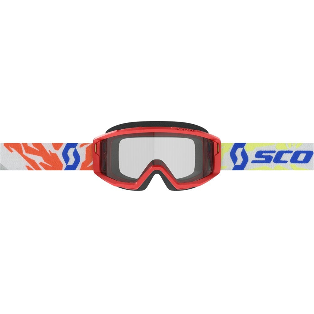 Scott Primal Red Youth Goggles w/Clear S0 Lens