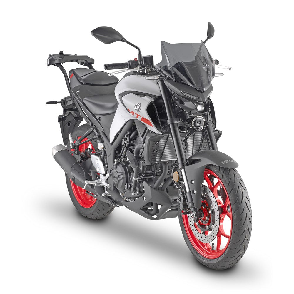 Givi 4128S Smoked Windshield 28 x 36.5cm for Kawasaki Z650 20-25/Yamaha MT-03 20-25