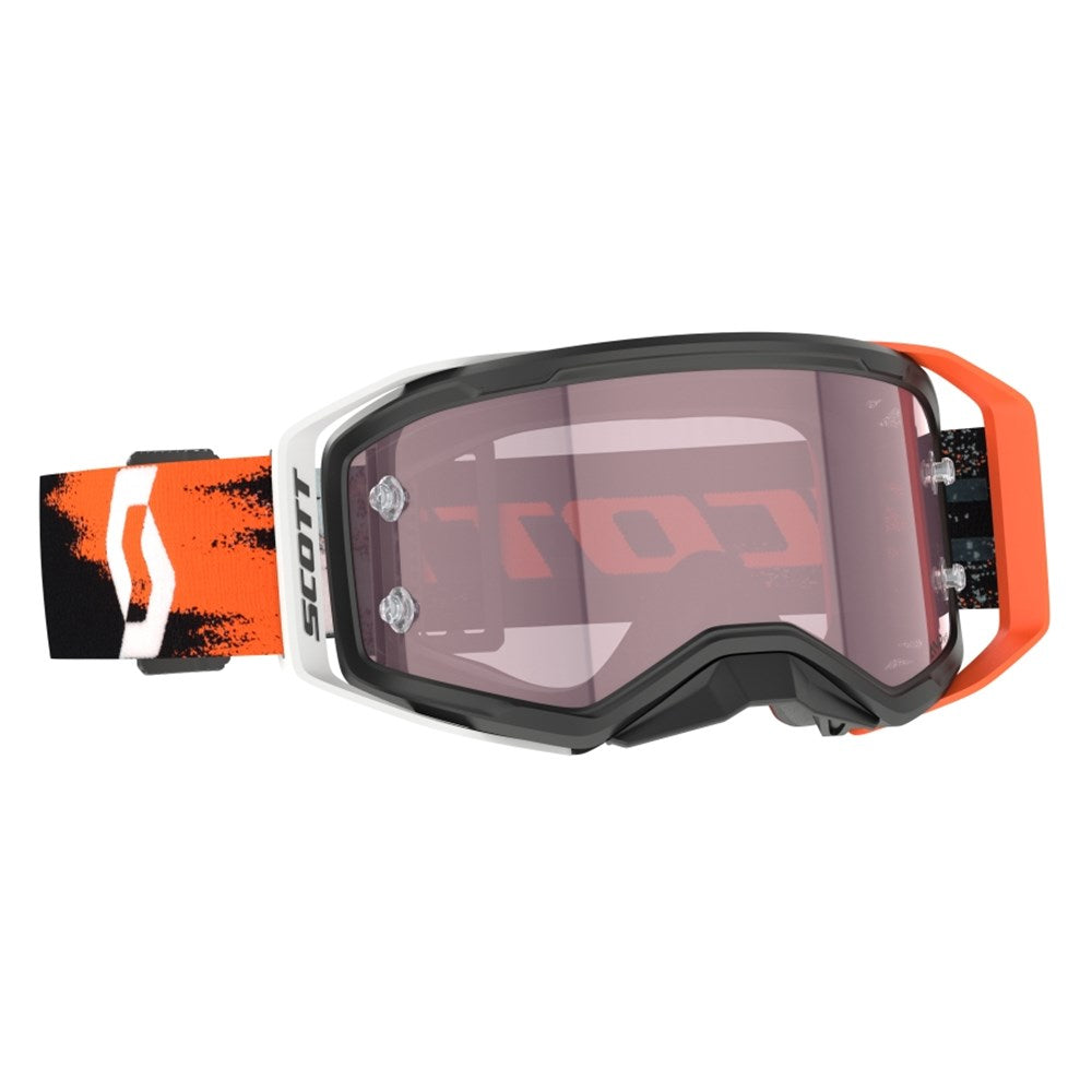 Scott Prospect 2.0 AMP Black/Neon Orange Goggles w/Rose Works Lens