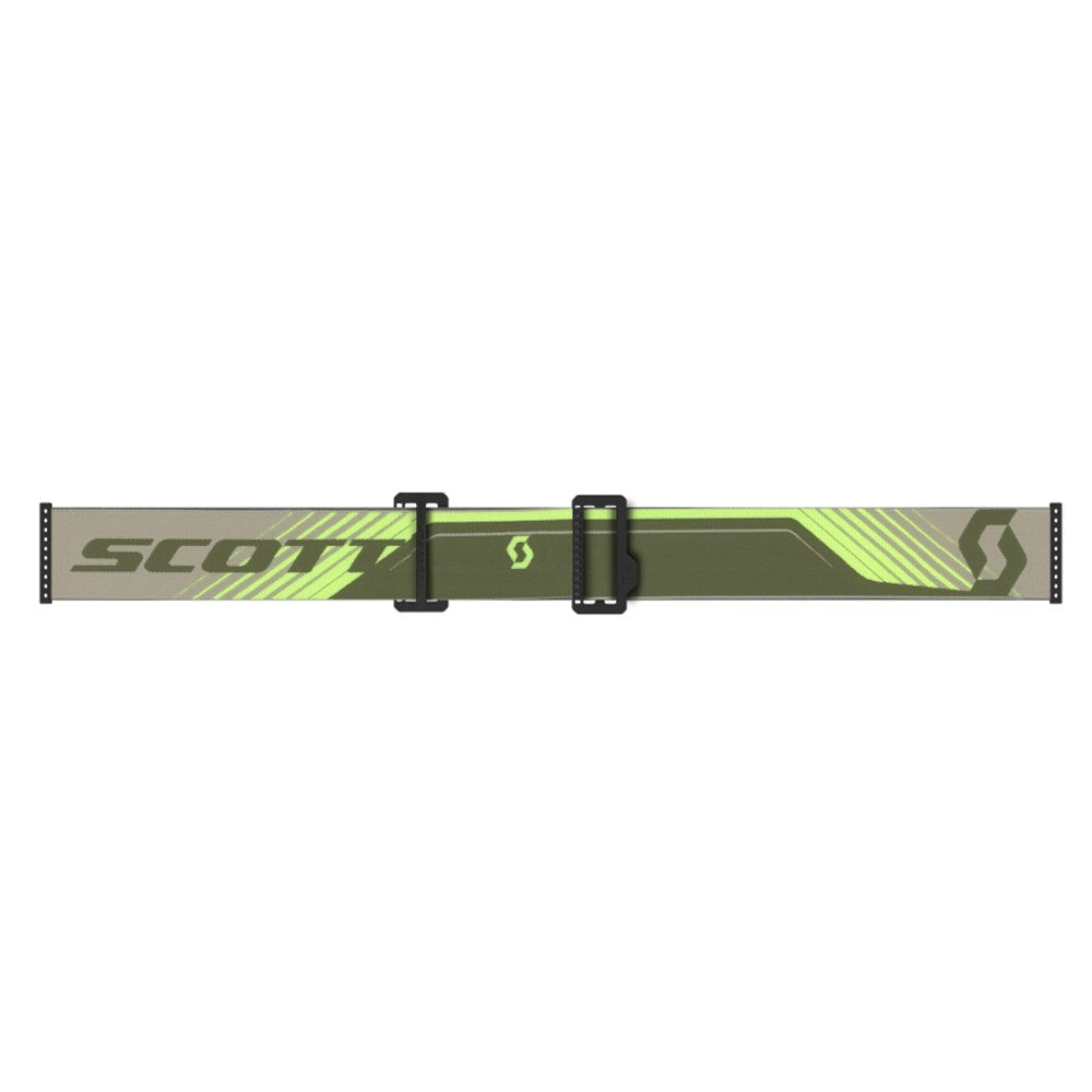 Scott Prospect 2.0 AMP Khaki Green/Neon Yellow Goggles w/Rose Works Lens