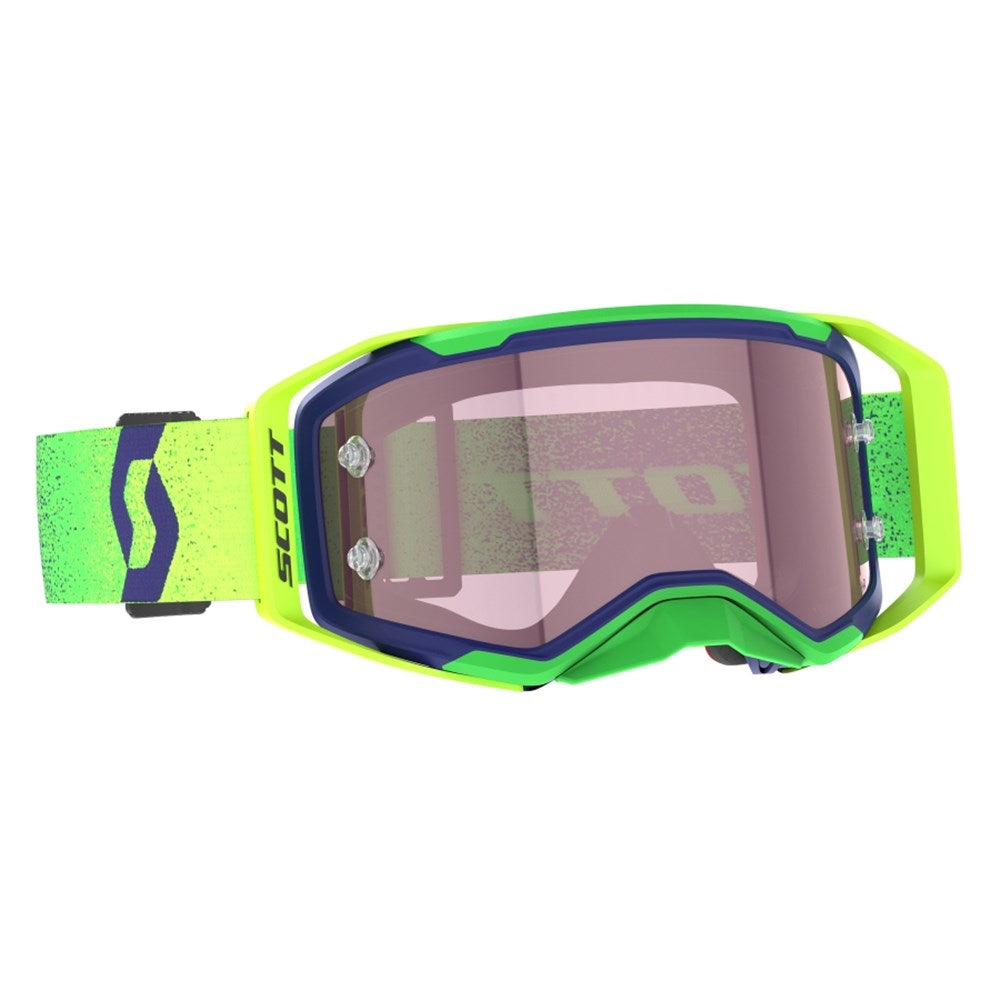 Scott Prospect 2.0 AMP Midnight Purple/Safety Yellow Goggles w/Rose Works Lens