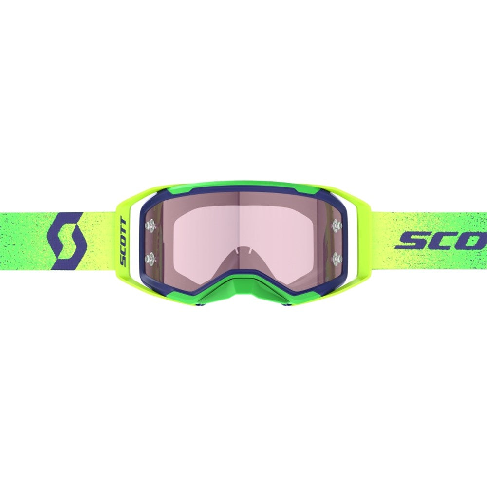 Scott Prospect 2.0 AMP Midnight Purple/Safety Yellow Goggles w/Rose Works Lens