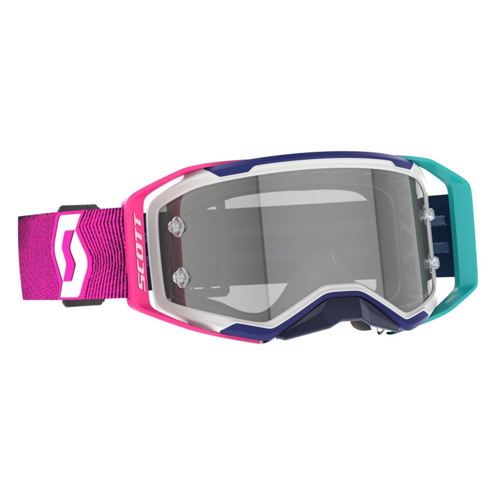 Scott Prospect 2.0 LS Stealth Blue/Radiant Pink Goggles w/Light Sensitive Grey Works Lens