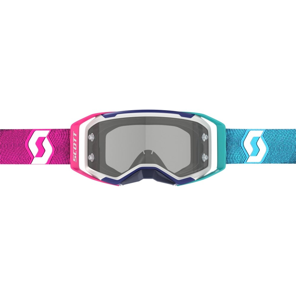 Scott Prospect 2.0 LS Stealth Blue/Radiant Pink Goggles w/Light Sensitive Grey Works Lens
