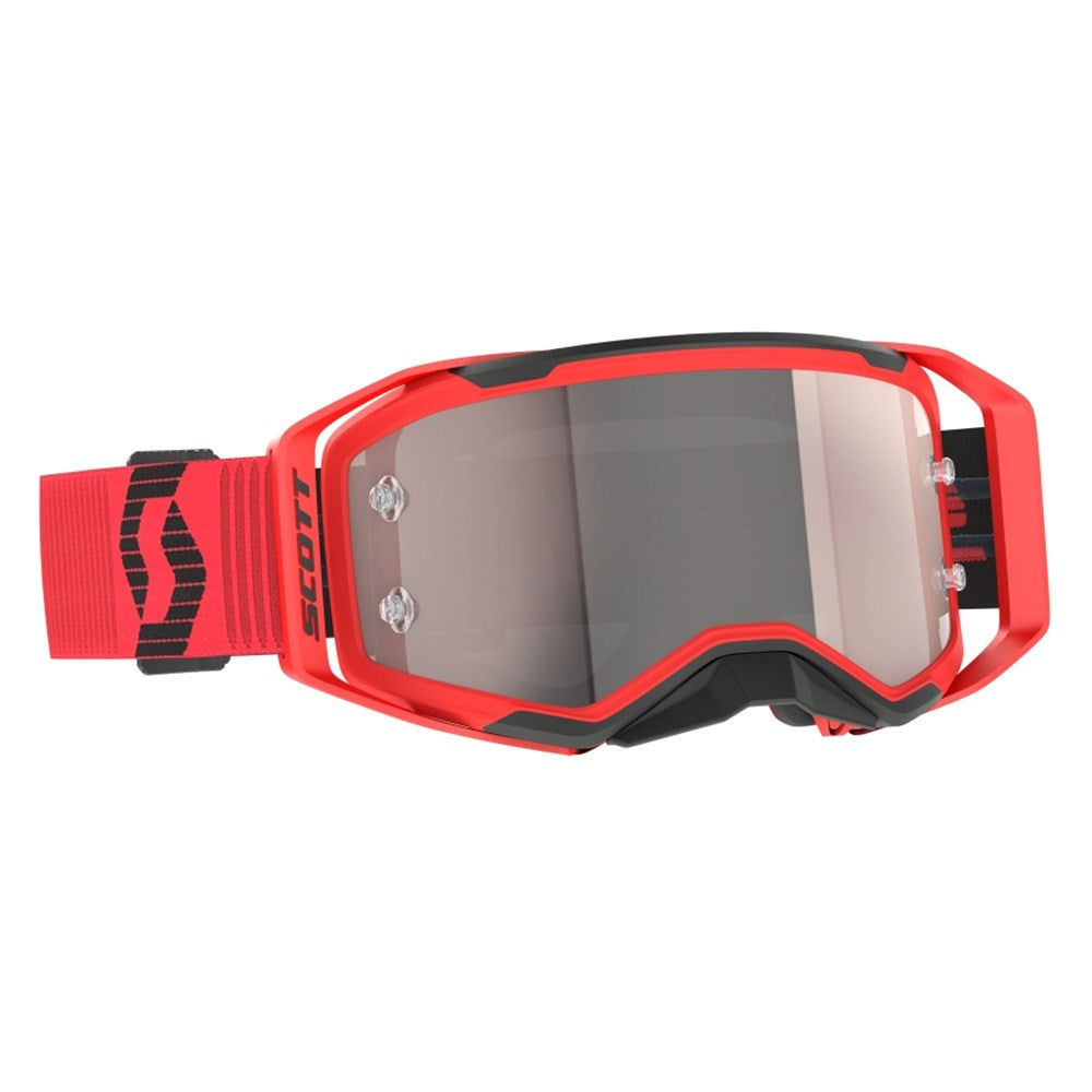 Scott Prospect 2.0 Red/Black Goggles w/Silver Chrome Works Lens