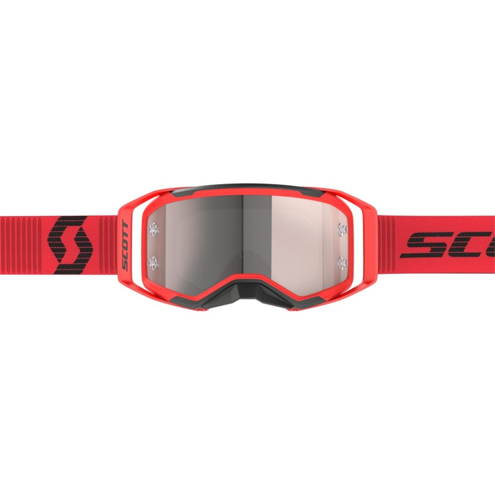 Scott Prospect 2.0 Red/Black Goggles w/Silver Chrome Works Lens