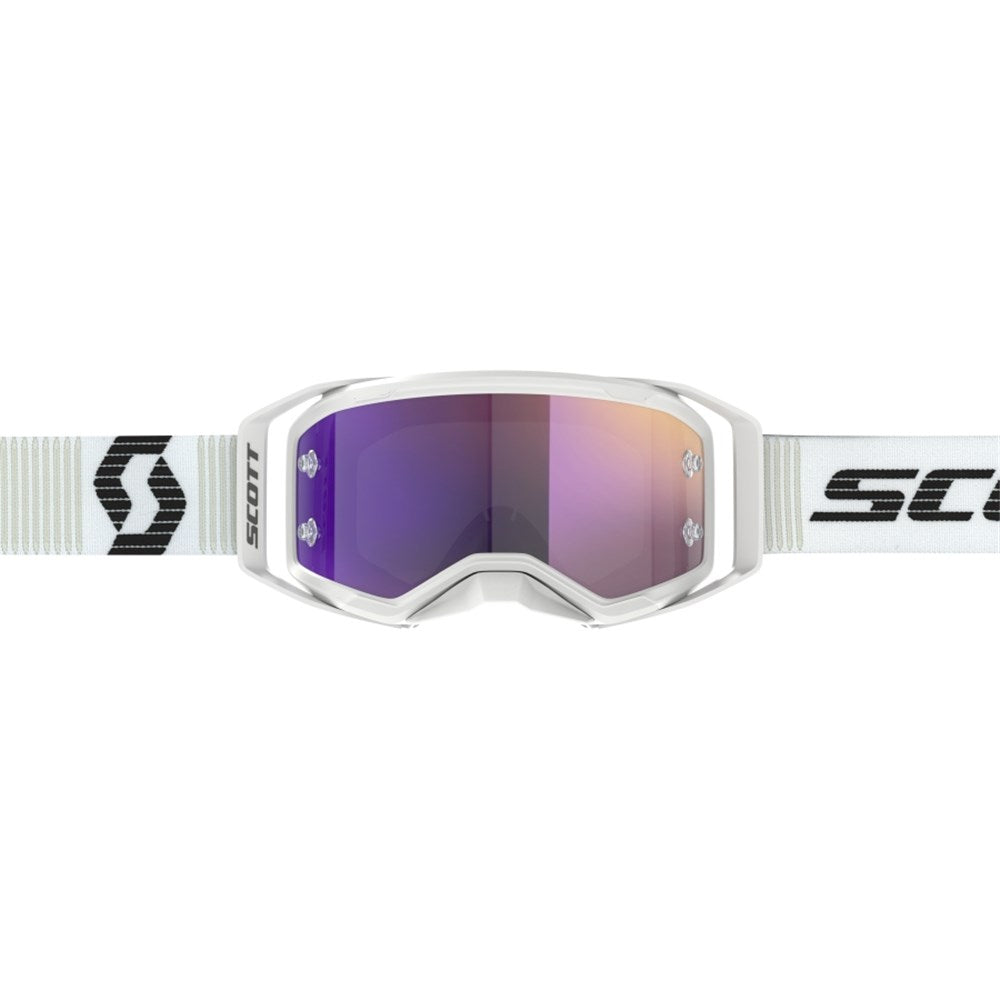 Scott Prospect 2.0 White/Black Goggles w/Purple Chrome Works Lens
