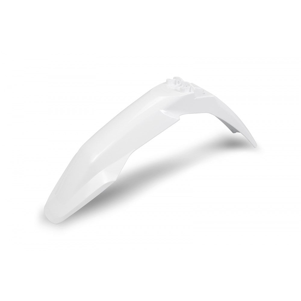 UFO Front Fender White for Husqvarna FC 250/FC 350/FC 450/FX 350/FX 450/TC 125/TC 250/TX 300 23-Up/FE 250/FE 350/FE 450/FE 501/TE 250/TE 125/TE 250/TE 300/TE 150 24-Up/TC 150/TC 300 25-Up