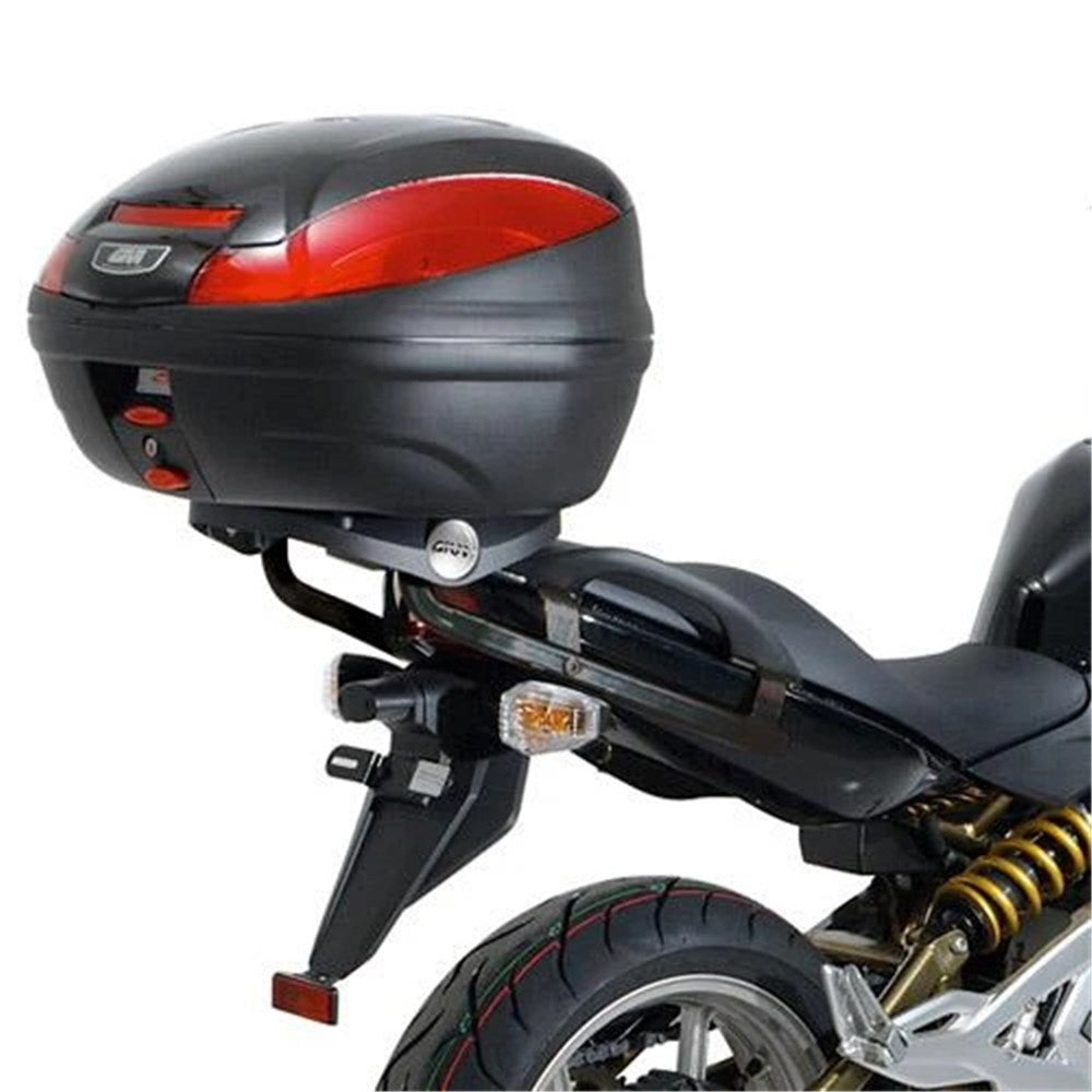 Givi 445FZ Top Case Rear Rack for Kawasaki ER6n/ER6f 650 05-08 w/Monolock Top Case