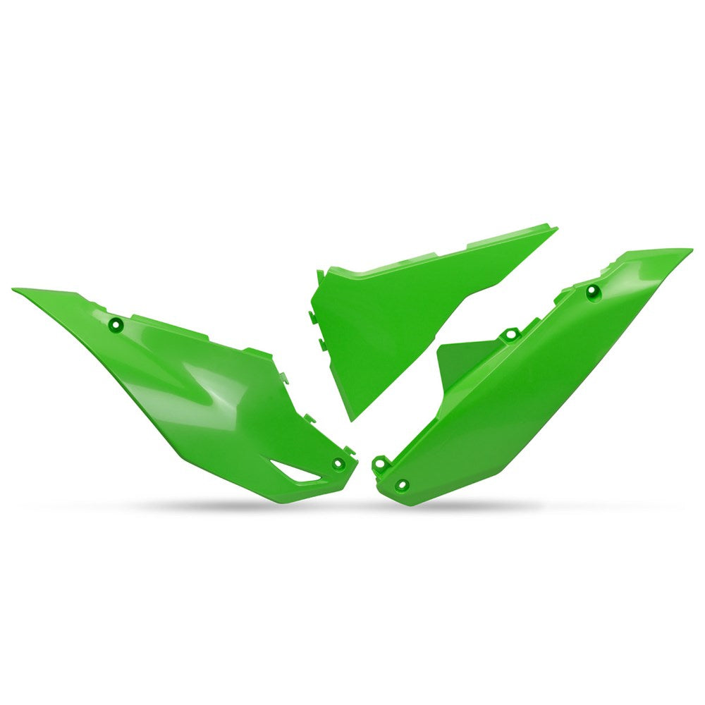 UFO Side Panels Green for Kawasaki KX250F 2025/KX450F 24-Up