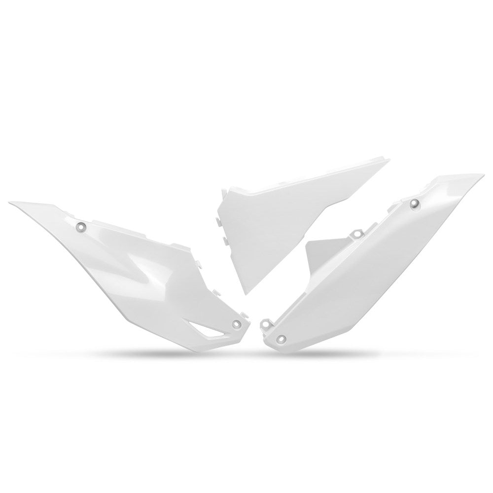 UFO Side Panels White for Kawasaki KX250F 2025/KX450F 24-Up