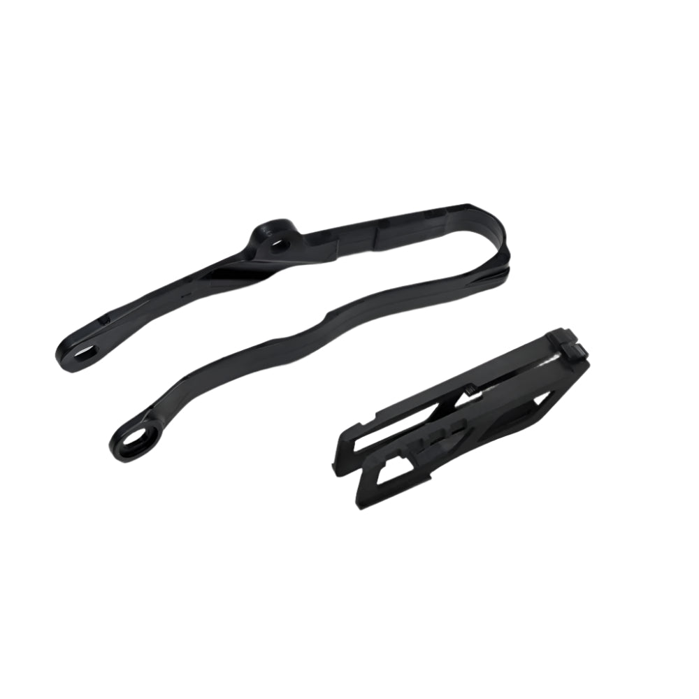 UFO Chain Guide & Swingarm Chain Slider Kit Black for Kawasaki KXF 450 24-25