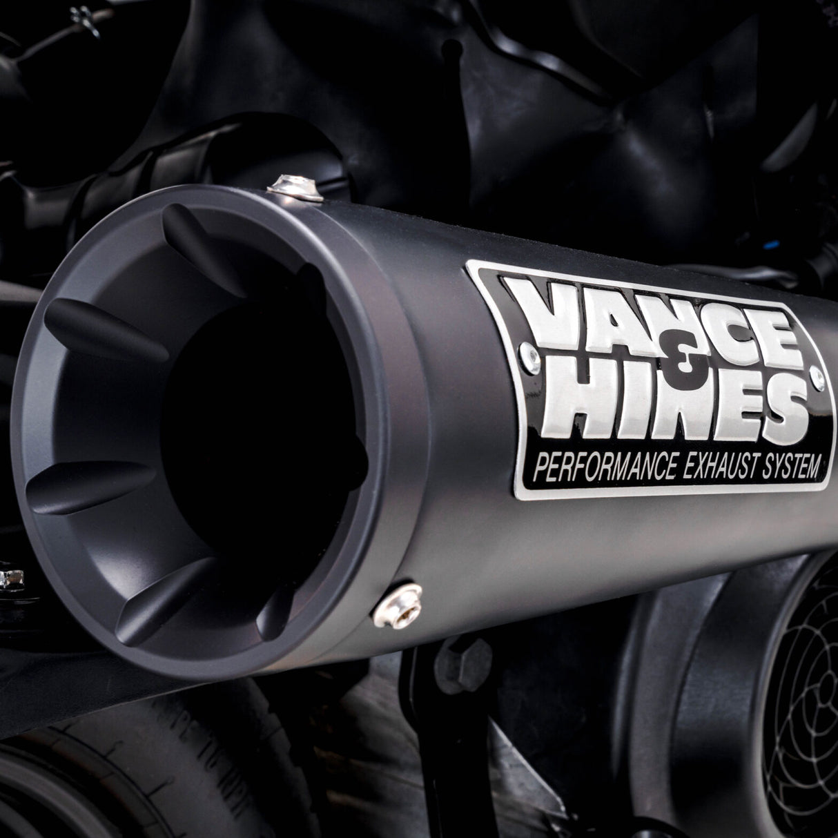 Vance & Hines V48241 Upsweep Exhaust Black for Honda Navi 2024