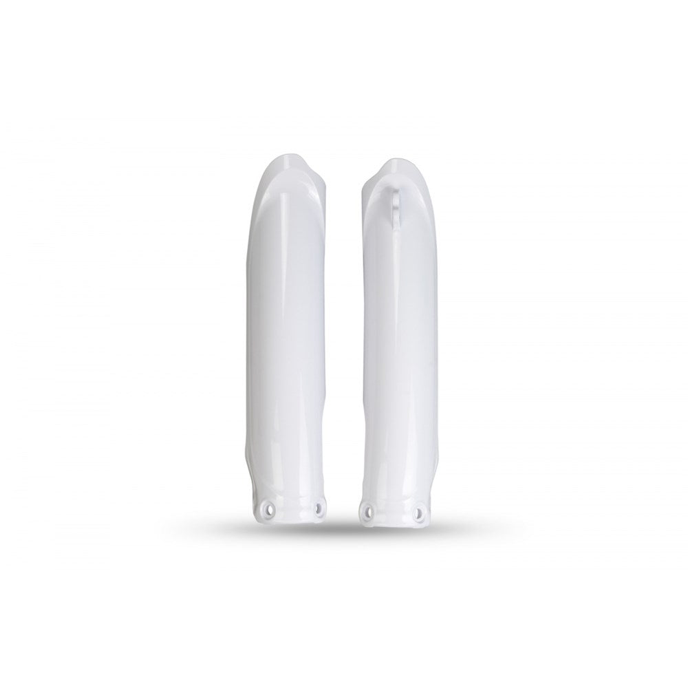 UFO Fork Slider Protectors White for Yamaha YZF 250 24-25/YZF 450 23-25