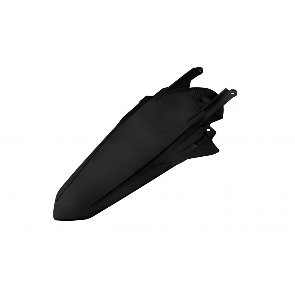 UFO Rear Fender Black w/Pins for KTM EXC 125 20-21/EXC 150/250/EXC-F 250/300/350/450/500 20-23