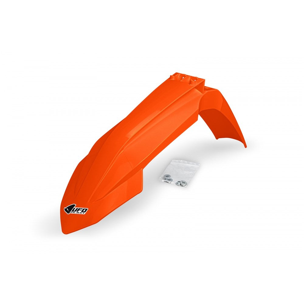 UFO Front Fender Orange for KTM SX 150 25-Up/SX 125-300/SX-F 250-450/XC 125-300/XC-F 250-450/XCF 250-450 23-Up/EXC 150-300/EXC-F 250-500/XC-W 125-300 24-Up/XW-F 350/500 2024