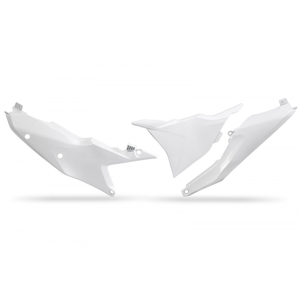 UFO Side Panels & Airbox Cover White for KTM SX/XC/SX-F/XC-F 23-24/EXC/XC/EXC-F/XC-W/XCF-W 24-25