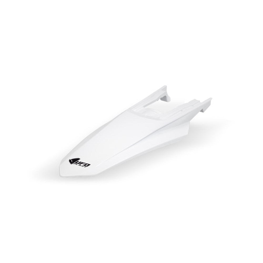 UFO Rear Fender White w/Pins for KTM EXC 150/XC W150/XC W150TPI/EXC 250/XC W250/EXC-F 250/XCF W250/EXC 300/XC W300 24-Up