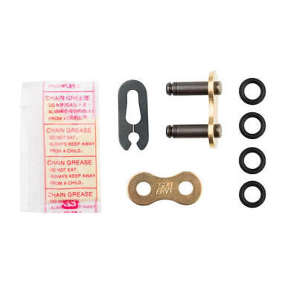 DID FJ Press-in Fit Clip Type Link Gold/Gold for 520ERVT Chains