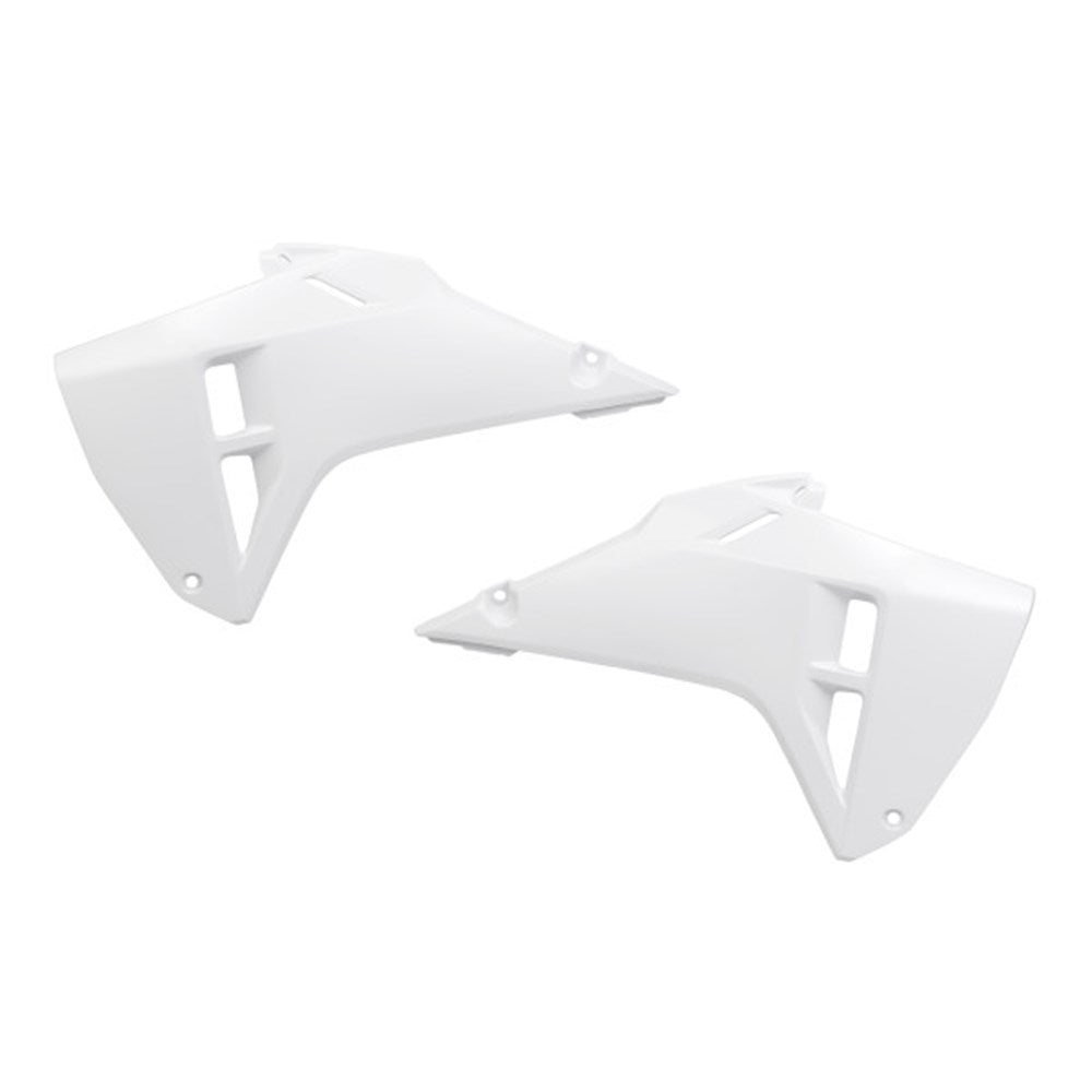 UFO Radiator Shrouds White for Honda CRF 250 R 25-26/CRF 450 R/CRF 450 RWE/CRF 250 RX Enduro/CRF 250 RWE/CRF 300 RX Enduro 2025