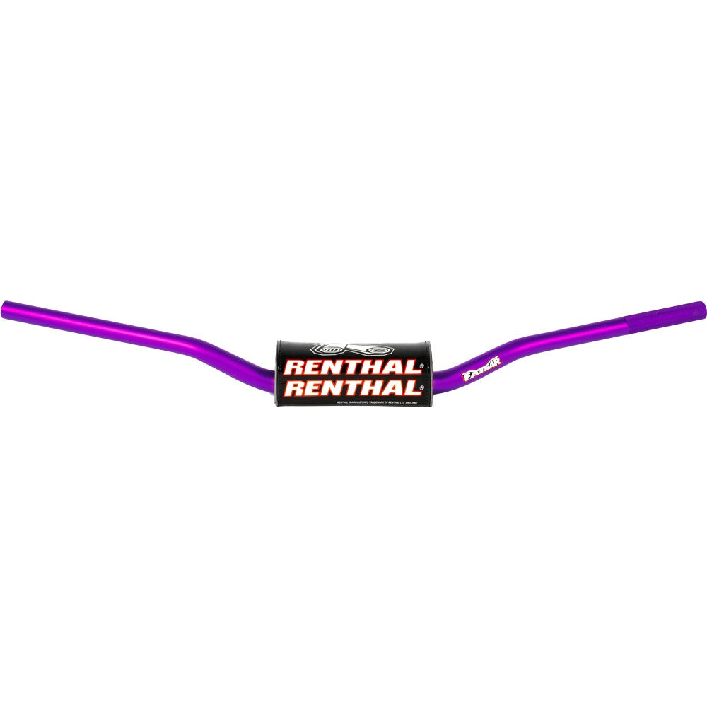 Renthal 60901PE Fatbar Carmichael High Bend Handlebar Purple