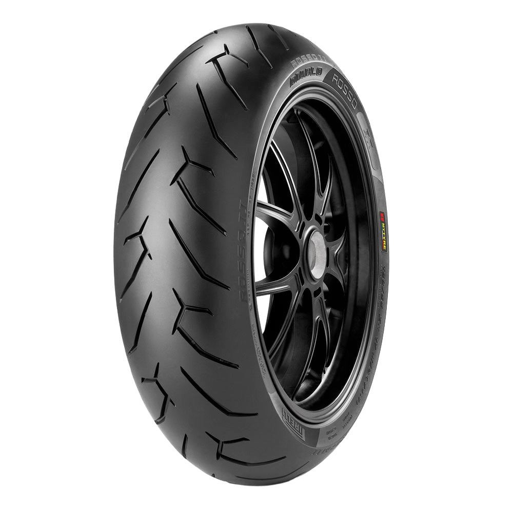 Pirelli Diablo Rosso II Rear Tyre 180/55 ZR-17 M/C 73W Tubeless - EasyR