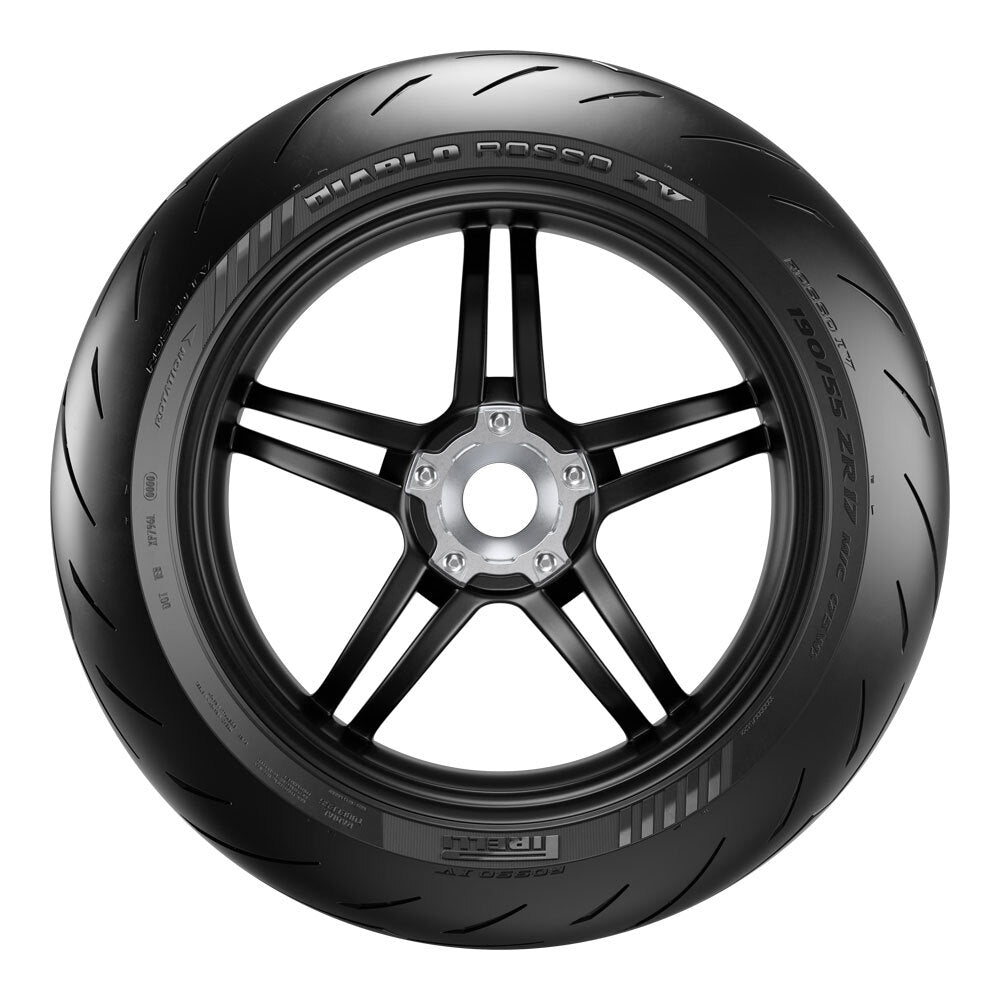 Pirelli Diablo Rosso IV Rear Tyre 150/60 ZR-17 M/C 66W Tubeless - EasyR