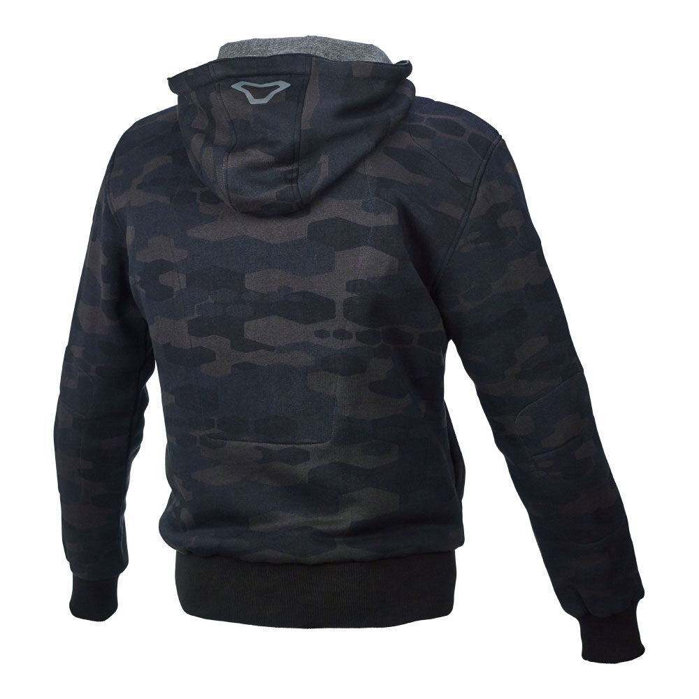 Macna Nuclone Black/Grey/Camo Textile Hoodie Jacket - EasyR