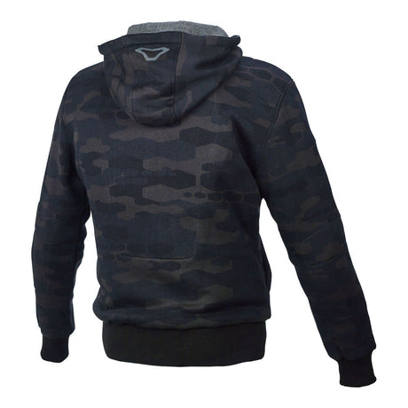 Macna Nuclone Black/Grey/Camo Textile Hoodie Jacket - EasyR