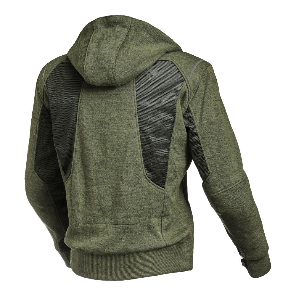 Macna Breeze Green Textile Hoodie Jacket