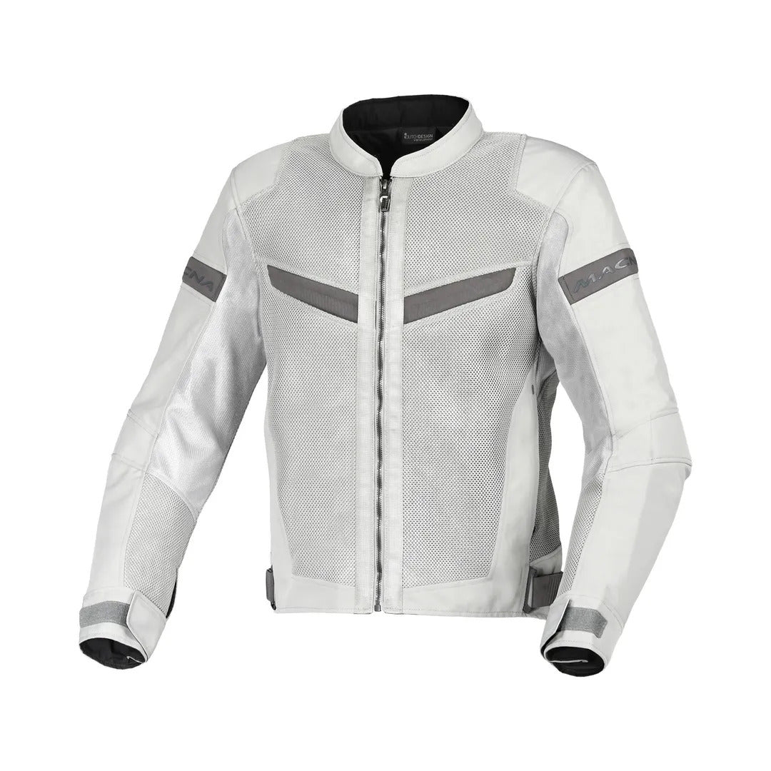 Macna Velotura Light Grey Textile Jacket - EasyR