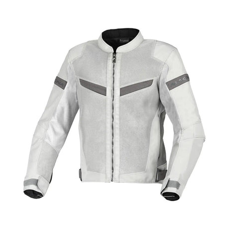 Macna Velotura Light Grey Textile Jacket - EasyR