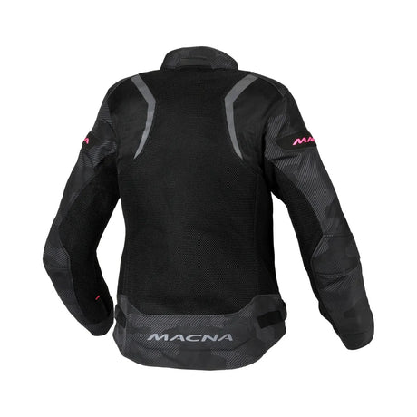 Macna Velotura Black/Grey/Camo Textile Womens Jacket - EasyR