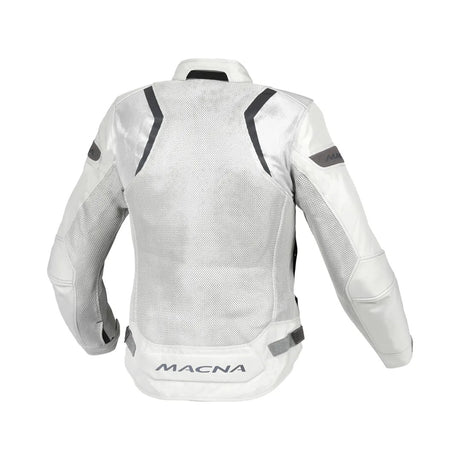 Macna Velotura Light Grey Textile Womens Jacket - EasyR
