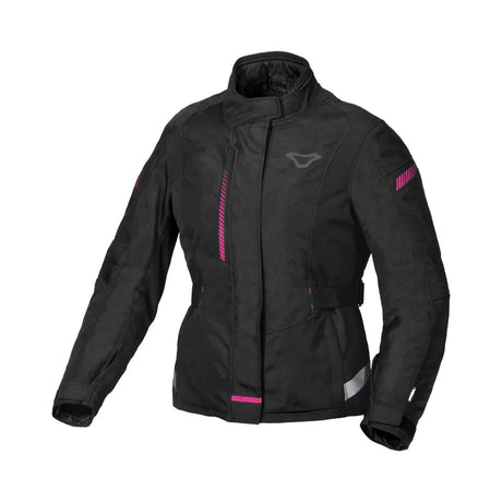 Macna Nivala Black/Pink Textile Womens Jacket - EasyR