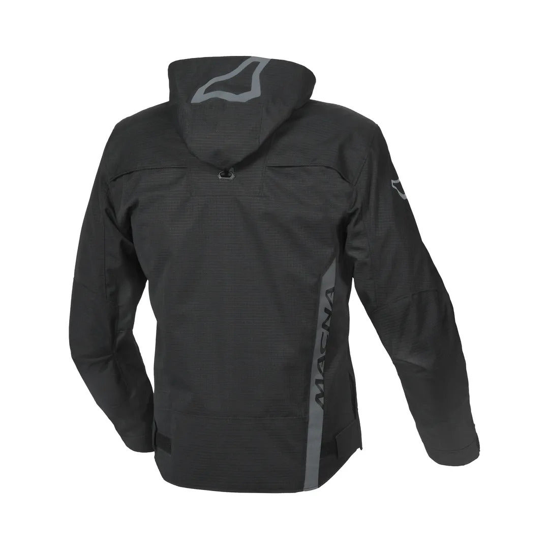 Macna Riggor Black Textile Hoodie Jacket - EasyR