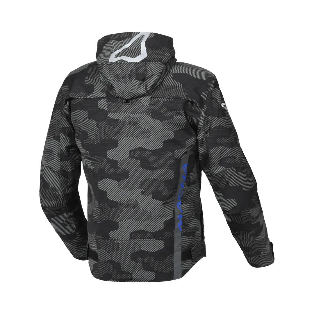Macna Riggor Black/Grey/Camo Textile Hoodie Jacket - EasyR