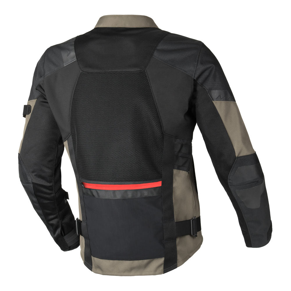 Macna Raddic Black/Taupe Camo Textile Jacket