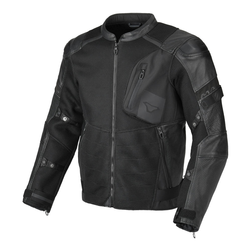 Macna Olsan Black Leather Jacket