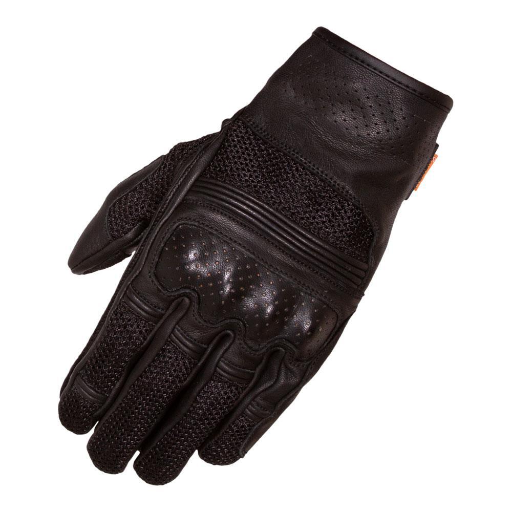 Merlin Shenstone Mesh D3O Black Heritage Gloves - EasyR