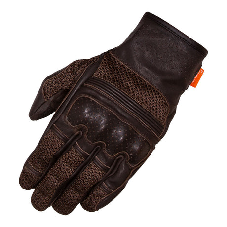 Merlin Shenstone Mesh D3O Brown Heritage Gloves - EasyR
