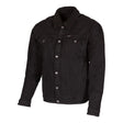 Merlin Sherpa D3O Black Stretch Denim Jacket - EasyR