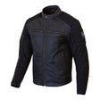 Merlin Ridge D3O Cotec Black Leather Jacket - EasyR