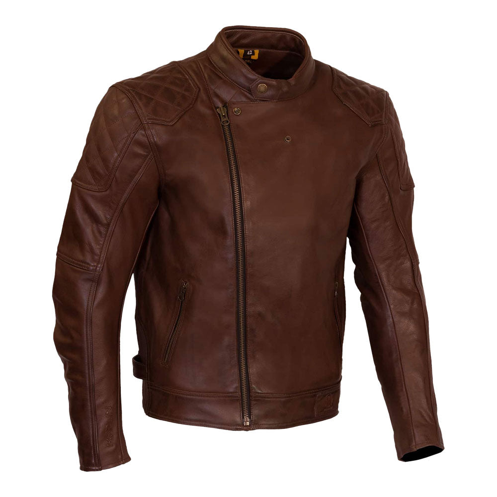 Merlin Chester D3O Brown Heritage Leather Jacket