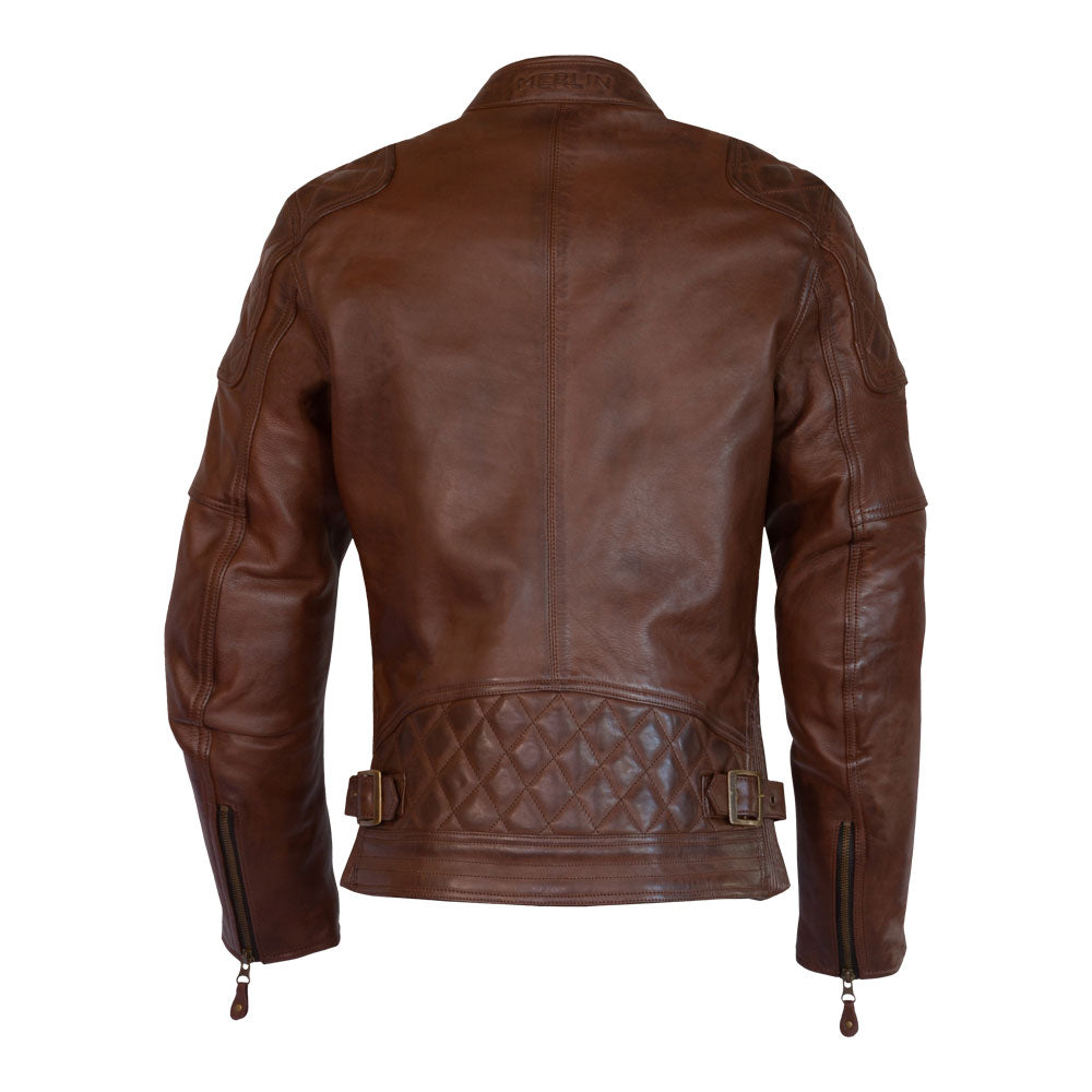 Merlin Bristol D3O Brown Heritage Womens Leather Jacket