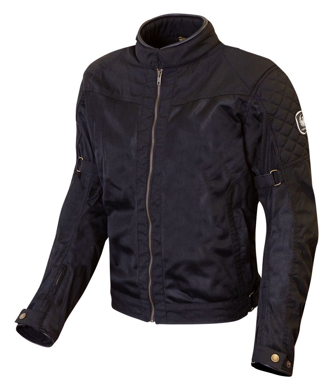 Merlin Chigwell Lite D3O Black Waxed Cotton Jacket - EasyR